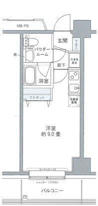プライムアーバン豊洲 214 間取り図