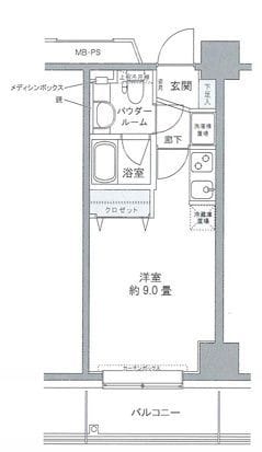プライムアーバン豊洲 807 間取り図