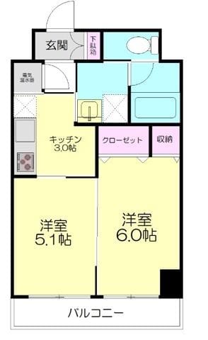 ザ ウエスト スクエア 901 間取り図