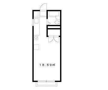 ジュネス三軒茶屋 103 間取り図