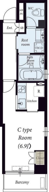 リブリ・プレミアムヘリテージ品川 303