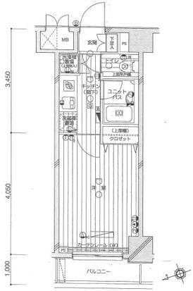 プロフ大塚 303 間取り図