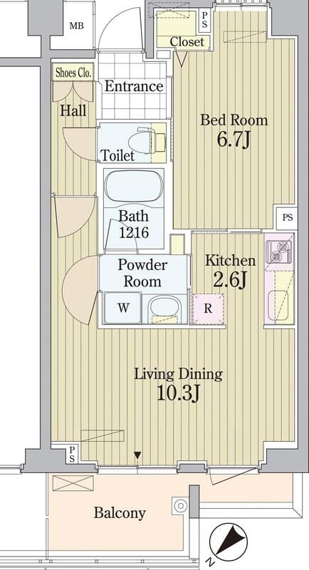 PRIME URBAN 東中野 COURT 207