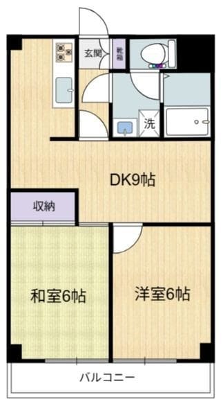 モンシャトーミズハシ 203 間取り図