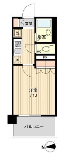 ラクアスレジデンス東新宿 1007