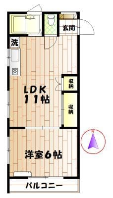リアン・コウ 203 間取り図