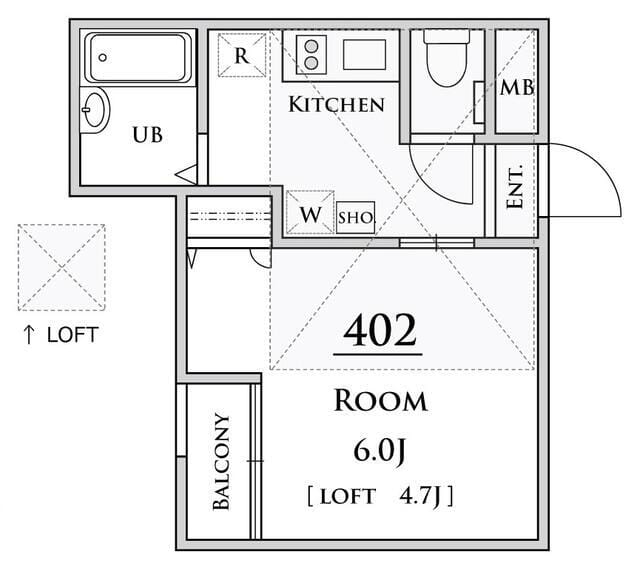メゾンフラワー西新宿 402