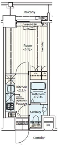 ドゥーエ新富町 0606