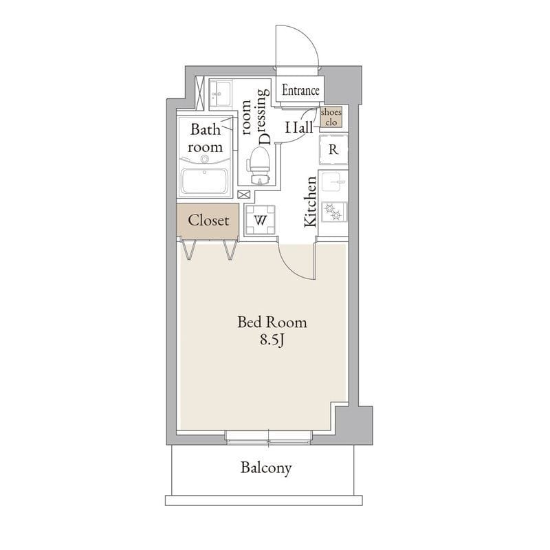 アルファコートお花茶屋2 0211 間取り図