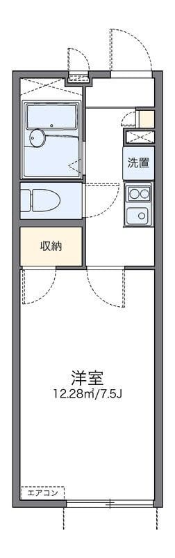 レオパレスマインリーベ 108 間取り図