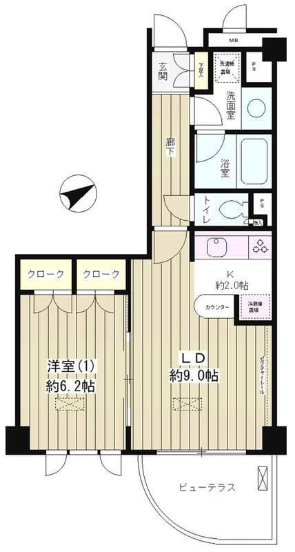 Lapyuta 306 間取り図