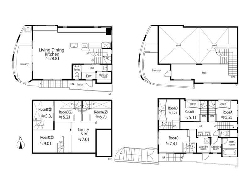目黒区平町1丁目戸建の写真