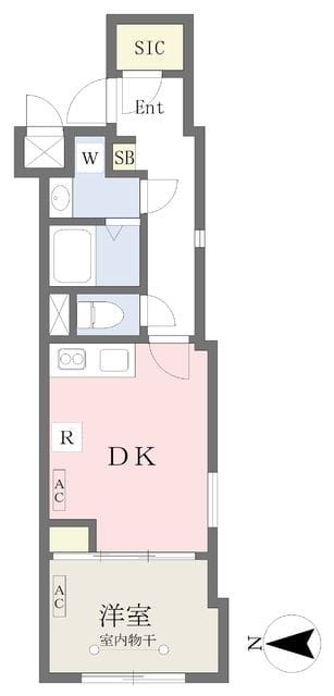 AGRATIO新宿中井 502 間取り図