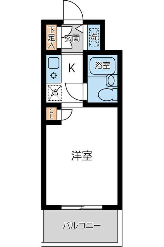 ウィンベルソロ蒲田第2 0206 間取り図