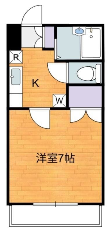 アステラス烏山 103 間取り図