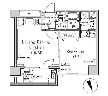 パークキューブ代々木富ヶ谷 701