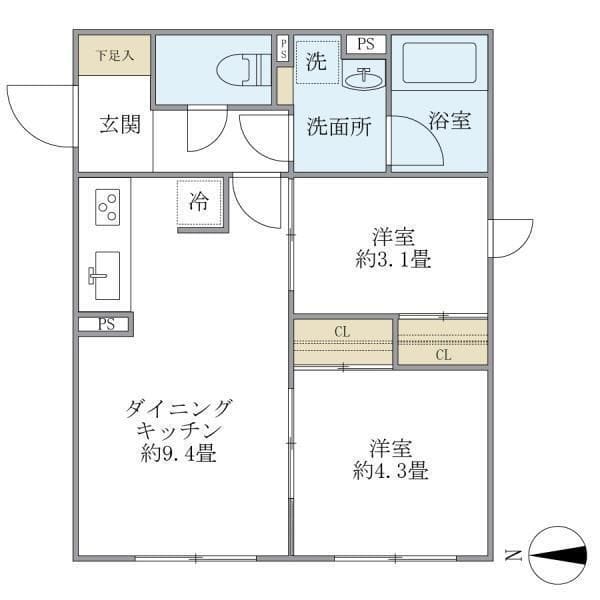 D’s VARIE練馬レジデンス 304 間取り図