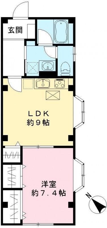 グラシアス千歳台 101 間取り図