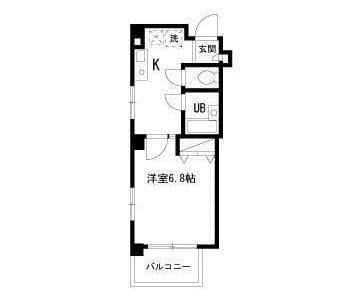 ホワイト・ストーン 301 間取り図