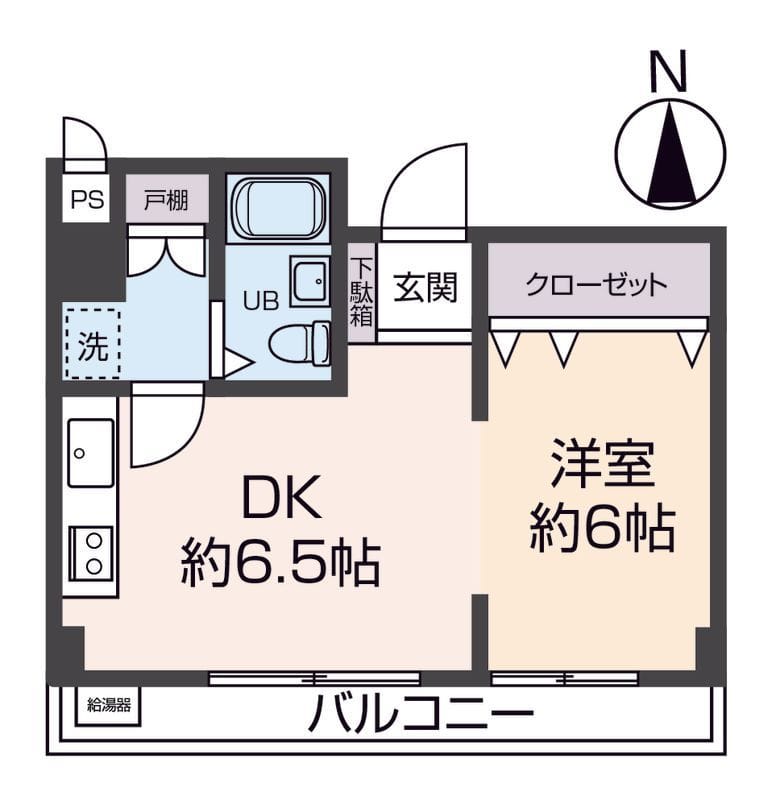 ヒルメゾンシブヤ 402 間取り図