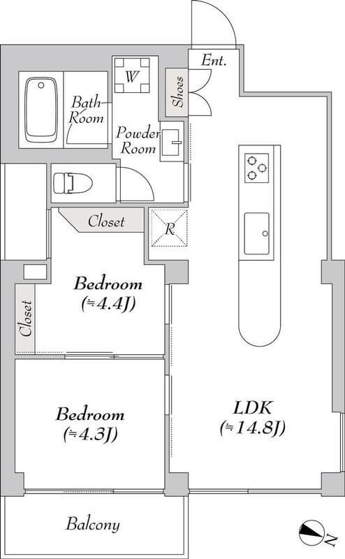 ルミーク早稲田 202