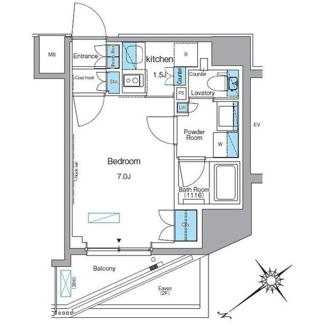 ルフォンプログレ赤塚 0907 間取り図