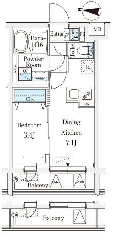 ラティエラ品川西大井 204