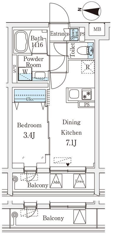 ラティエラ品川西大井 312
