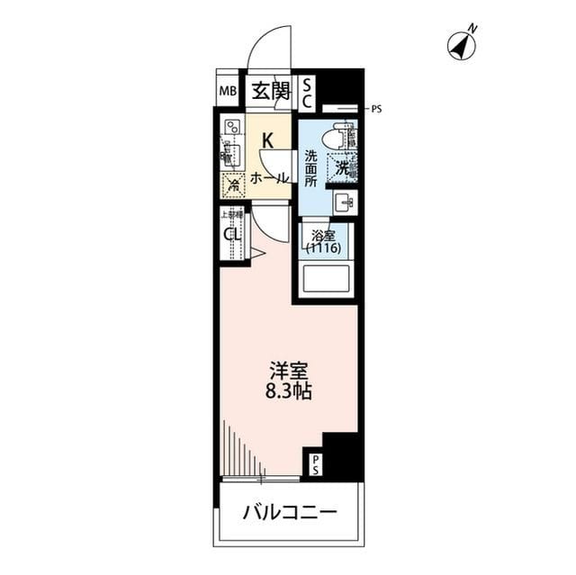 プレール・ドゥーク押上Ⅳ 904 間取り図