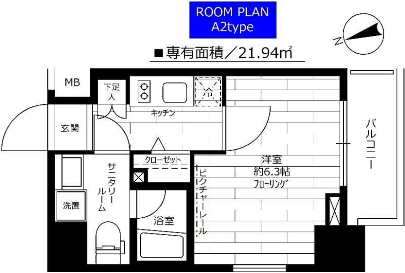 ステージグランデ東池袋駅前 904 間取り図