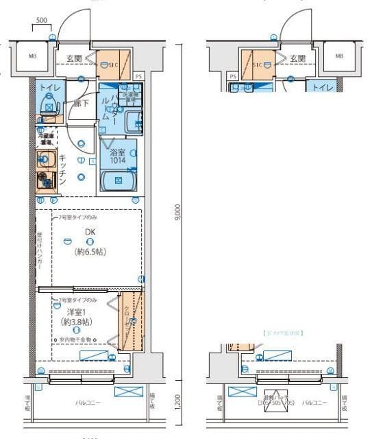 リヴシティ西川口四番館 403 間取り図