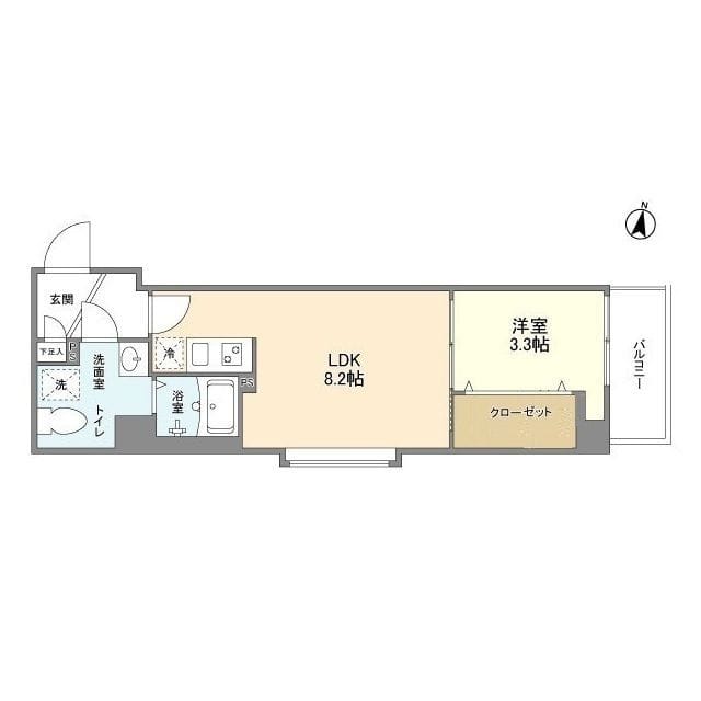 アルファコート西川口22 208 間取り図