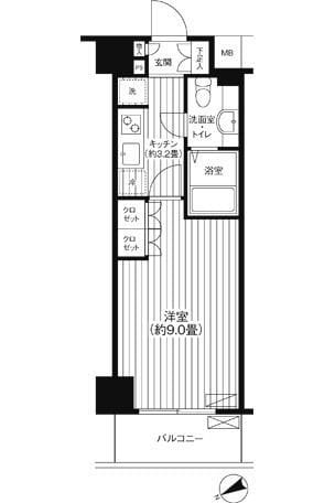 王子神谷パークサイドハイツ 804