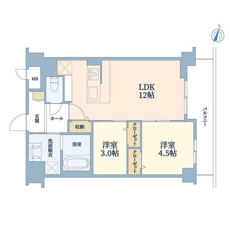 The Orchid ManorⅡ 303 間取り図