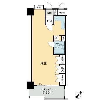 ライオンズステーションプラザ二俣川 0413 間取り図