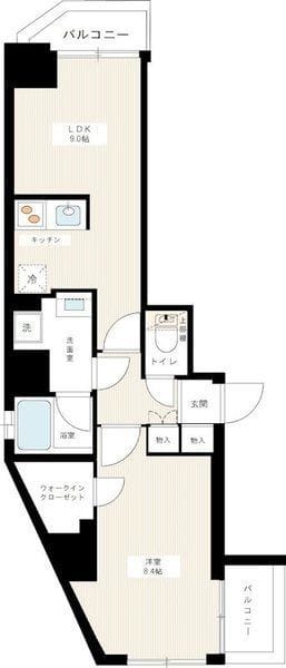 ハーモニーレジデンス品川荏原 901