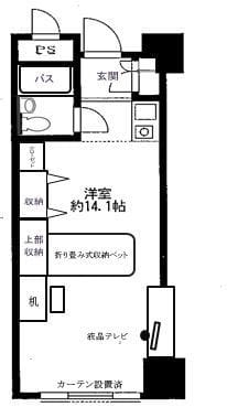 メゾン大塚 0709 間取り図