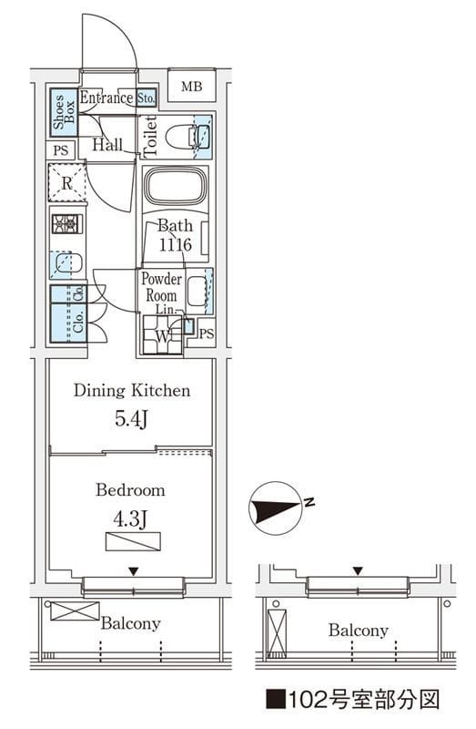 若葉ビューアパートメント 102