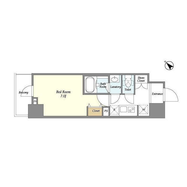 ライトテラス蔵前 0210 間取り図