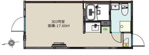 BoaSorte綾瀬1丁目 303 間取り図