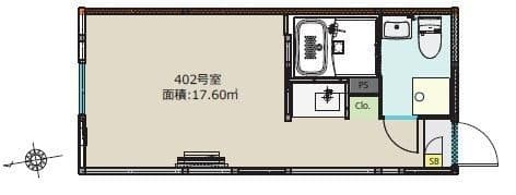 BoaSorte綾瀬1丁目 402 間取り図