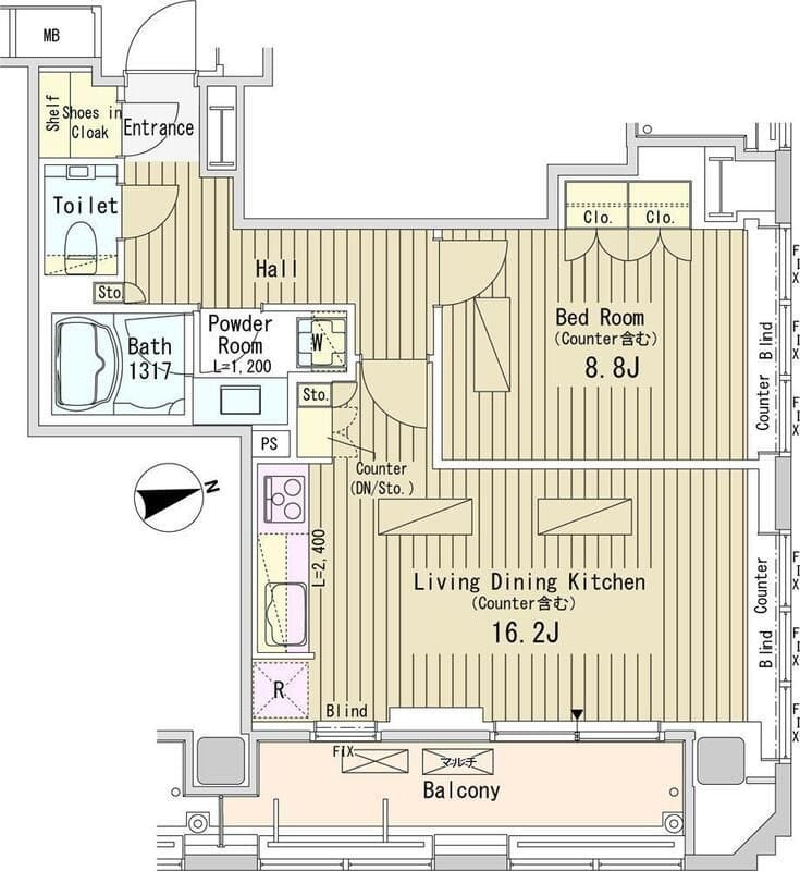 パークアクシス御成門 1902