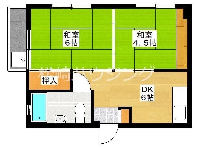 巽ビレッジ 403 間取り図