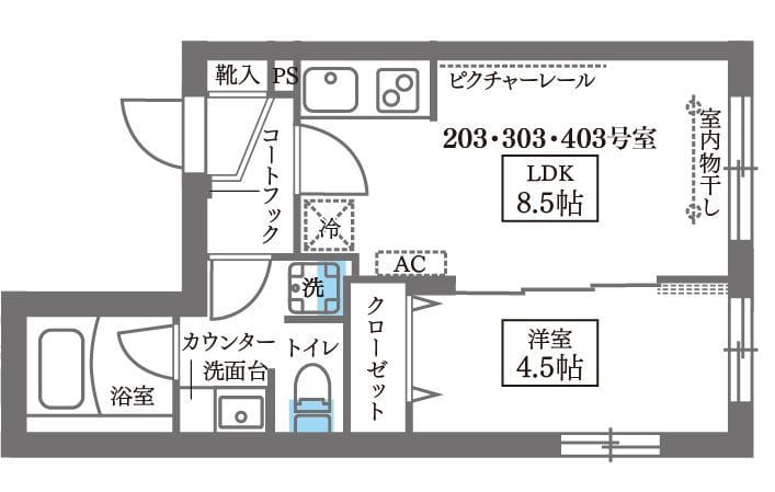COCOCUBE大森西 東邦医大通り 403