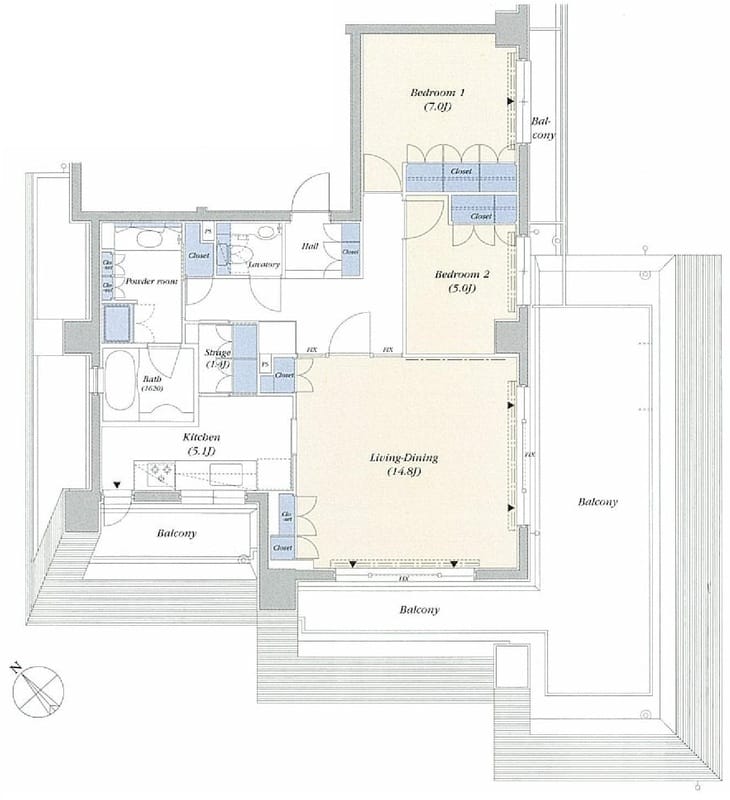 デュオフラッツ赤坂 0801