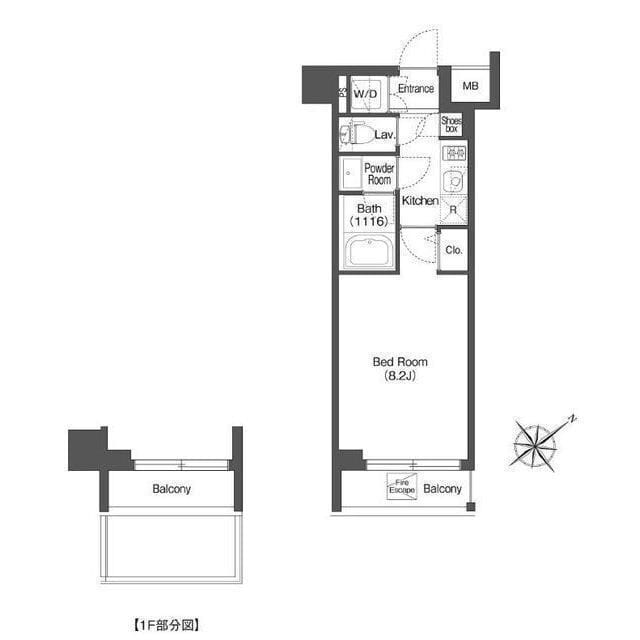 AIFLAT中目黒 209 間取り図