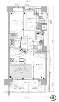 ライオンズ光が丘グランフォート 7F