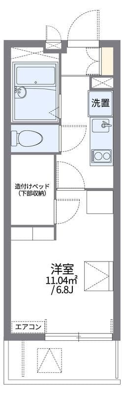 レオパレスサクラパークB 101 間取り図