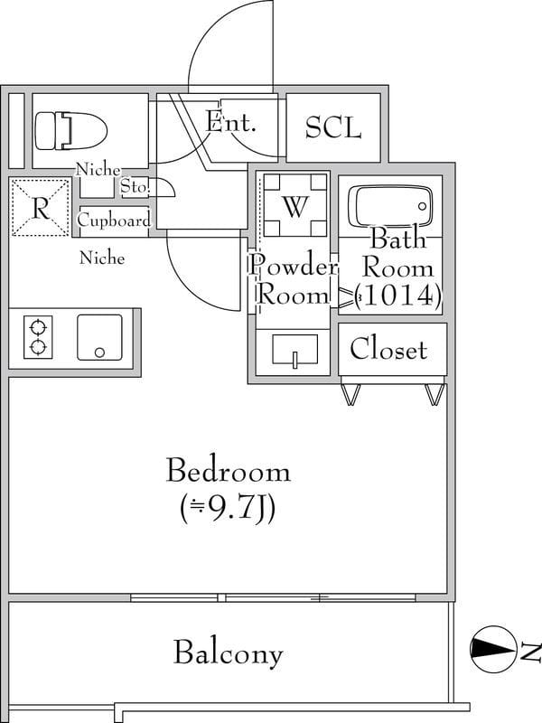 MEJIRORESIDENCE 0213 間取り図