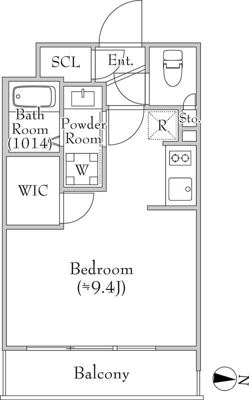 MEJIRORESIDENCE 0216 間取り図